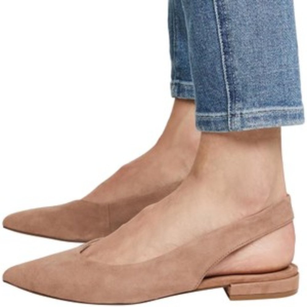 Steve Madden Sand Suede Sling Back Flats